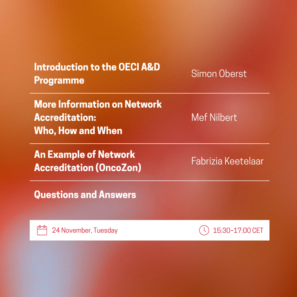 Understanding the OECI Accreditation & Designation Programme Webinar